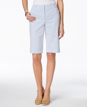 Charter Club Seersucker Bermuda Shorts, Only At Macy's