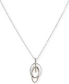 Judith Jack Two-tone Marcasite Accented Pendant Necklace