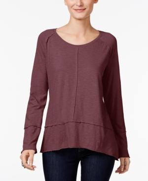 Style & Co Exposed-seam Top, Only At Macy's