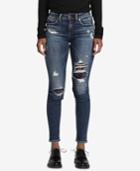 Silver Jeans Co. Avery Ripped Curvy-fit Skinny Jeans