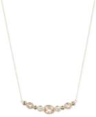 Judith Jack 10k Gold-plated Sterling Silver Champagne Crystal And Marcasite Collar Necklace