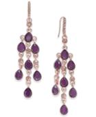 Inc International Concepts Gold-tone Stone & Crystal Chandelier Earrings, Created For Macy's