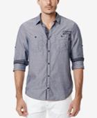 Buffalo David Bitton Men's Sastri Woven Long-sleeve Shirt