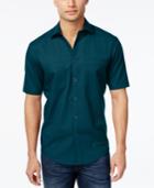 Alfani Men's Short-sleeve Shirt, Classic Fit, Created For Macy's