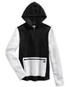 American Rag Men's Skurban Colorblocked Quarter-zip Hoodie, Only At Macy's