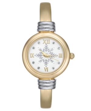 Charter Club Holiday Lane Women's Two-tone Cuff Bracelet Watch 25mm, Created For Macy's