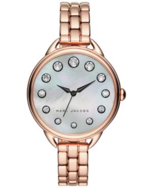 Marc By Marc Jacobs Women's Betty Rose Gold-tone Stainless Steel Bracelet Watch 36mm Mj3515