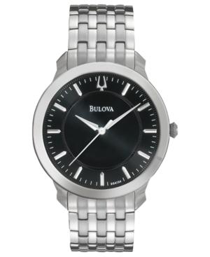 Bulova Watch, Men's Stainless Steel Bracelet 41mm 96a134