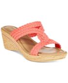 Tuscany By Easy Street Loano Wedge Sandals Women's Shoes