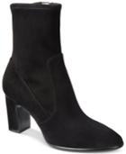 Nine West Sadiah Block-heel Stretch Booties Women's Shoes