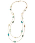 Carolee Gold-tone Multi-crystal Layer Necklace