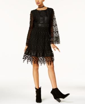 Anna Sui X Inc International Concepts Lace A-line Dress, Created For Macy's
