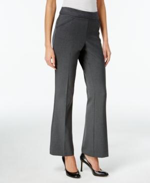 Jm Collection Curvy Fit Bootcut Pull On Pants