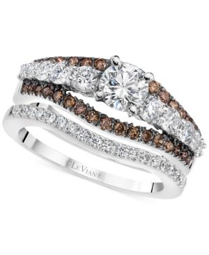 Le Vian Chocolatier Diamond Bridal Set (1-5/8 Ct. T.w.) In 14k White Gold