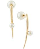 Robert Rose For Inc International Concepts Gold-tone Imitation Pearl Front And Back Earrings, Only At Macy's