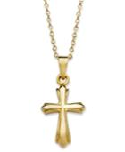 Giani Bernini 18k Gold Over Sterling Silver Necklace, Cross Pendant