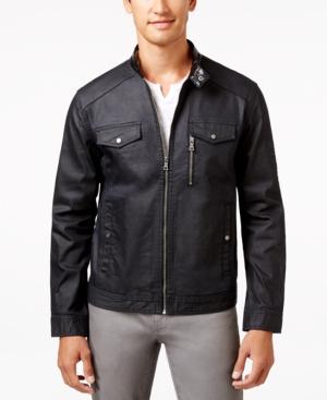 Inc International Concepts Men's Metalcore Moto Jacket, Only At Macy's