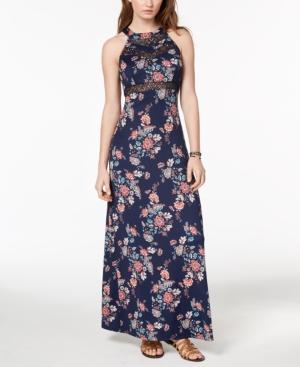 Emerald Sundae Juniors' Illusion Maxi Dress