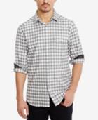 Kenneth Cole New York Men's Check-pattern Cotton Shirt