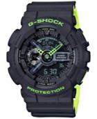 G-shock Men's Analog-digital Gray-green Resin Strap Watch 51mm Ga110ln-8a