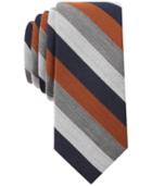 Bar Iii Men's Dupont Stripe Skinny Tie, Only At Macy's