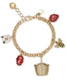 Kate Spade New York Gold-tone Picnic Charm Bracelet