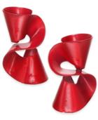I.n.c Gold-tone Enamel Ribbon Drop Earrings, Created For Macy's