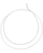 Giani Bernini Two-layer Link Choker Necklace In Sterling Silver, Only At Macy's