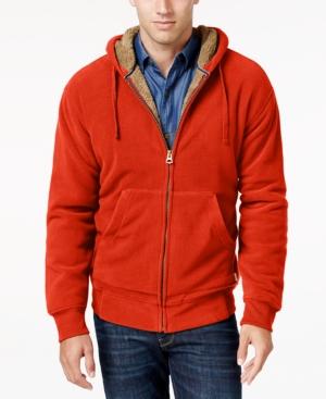 Weatherproof Vintage Men's Big And Tall Faux Sherpa-lined Hoodie