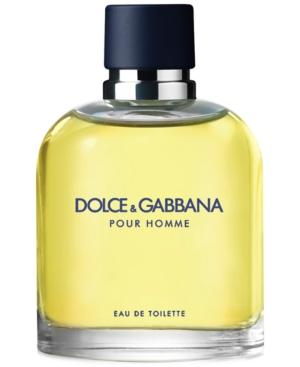 Dolce & Gabbana Pour Homme Eau De Toilette Spray, 4.2 Oz.