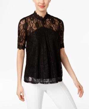 Jpr Lace Mock-neck Top