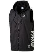 Puma Men's Logo Zip Hoodie Vest