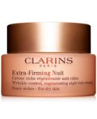 Clarins Extra-firming Nuit Wrinkle Control, Regenerating Night Rich Cream - Dry Skin, 1.6-oz.