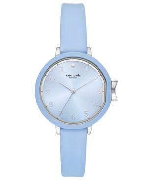 Kate Spade New York Women's Park Row Blue Silicone Strap Watch 34mm