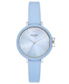 Kate Spade New York Women's Park Row Blue Silicone Strap Watch 34mm