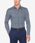 Perry Ellis Men's Dot On Check Dobby Cotton Shirt