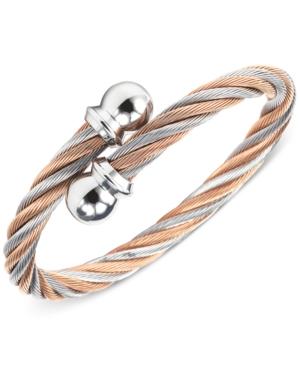 Charriol Unisex Two-tone Cable Bangle Bracelet