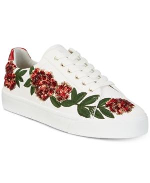 Inc International Concepts Women's Sanice Embroidered Sneakers, Created For Macy's Women's Shoes