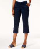 Style & Co Button-cuff Capri Pants, Created For Macy's