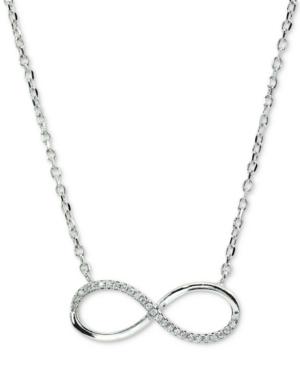 Giani Bernini Cubic Zirconia Pendant Necklace In Sterling Silver, Created For Macy's