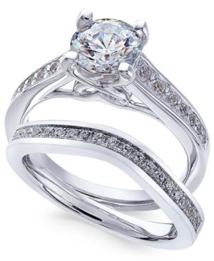 X3 Certified Diamond Bridal Set (1-3/4 Ct. T.w.) In 18k White Gold, Created For Macy's