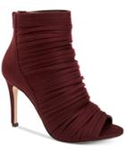 Bcbgeneration Elle Peep Toe Dress Booties Women's Shoes