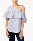 Bar Iii One-shoulder Top, Created For Macy's