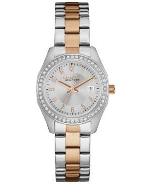 Caravelle New York By Bulova Women's Two-tone Stainless Steel Bracelet Watch 28mm 45m108