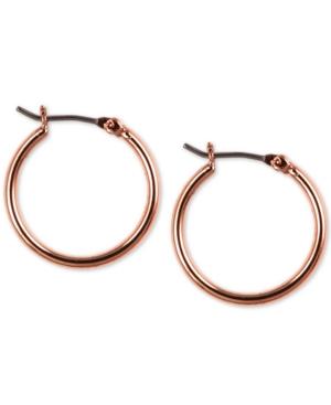 Nine West Rose Gold-tone Hoop Earrings