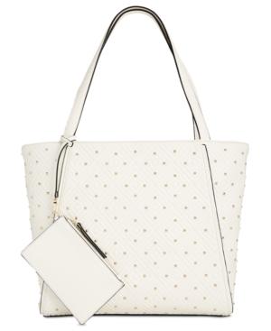 I.n.c. Quiin Quilted Studded Tote, Created For Macy's