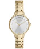Skagen Women's Anita Gold-tone Stainless Steel Bracelet Watch 30mm Skw2322