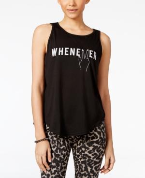 2-kuhl Juniors' Whenever Graphic Split-back Tank Top