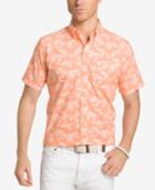 Izod Men's Lobster-print Cotton Shirt