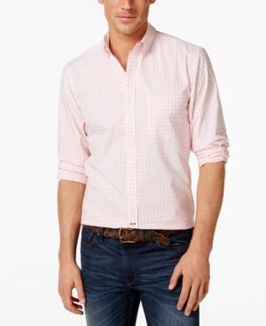Club Room Men's Gingham Slim Fit Shirt